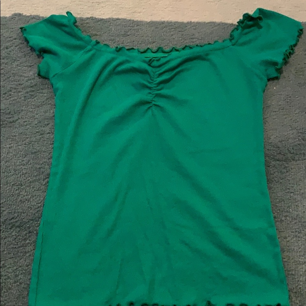 Used beautiful top in green